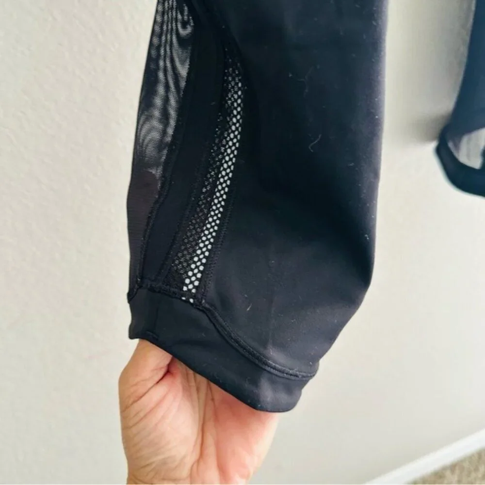 Lululemon Black HIT IT Cropped Leggings T60416 Size 4 High Waisted Pocket, Jelly - Picture 8 of 11